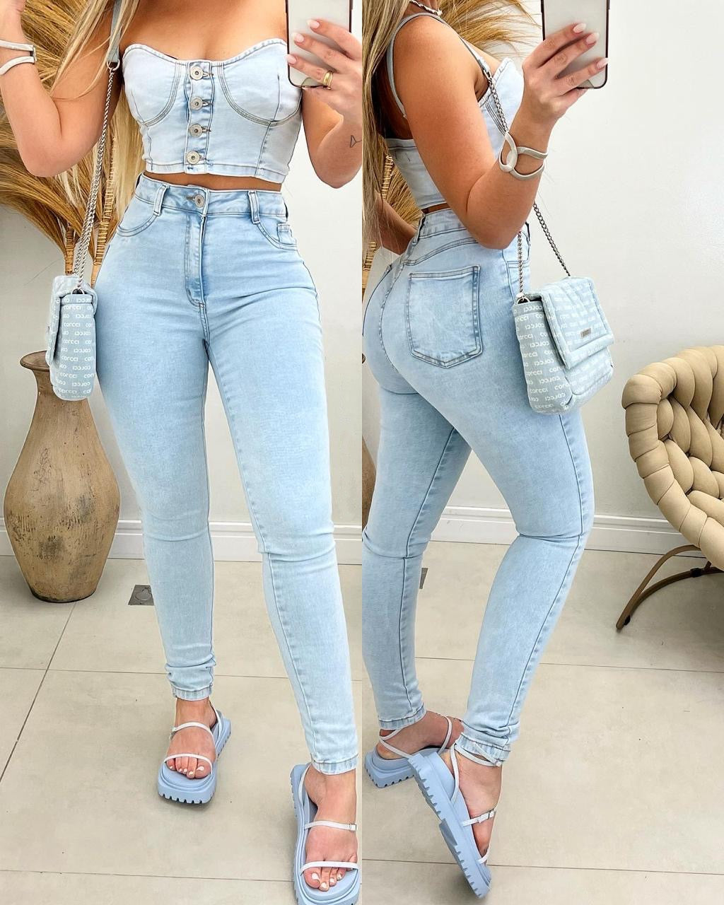 Calça Jeans Skinny Kelly